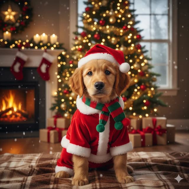 Dale un look navideño a tu mascota